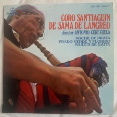 Discos de vinilo: CORO SANTIAGUIN DE SAMA DE LANGREO EP NOCHE DE PRATA COLUMBIA 1964