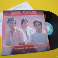 Discos de vinilo: LP LOS CALIS - AMIGOS DE CARTON - SPAIN - 20.2205 - FIRMADO GRUPO (EX++/EX++). Lote 403409899