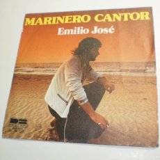 Discos de vinilo: SINGLE EMILIO JOSÉ. MARINERO CANTOR. EL TORERILLO. BELTER 1977 SPAIN (SEMINUEVO). Lote 403414714