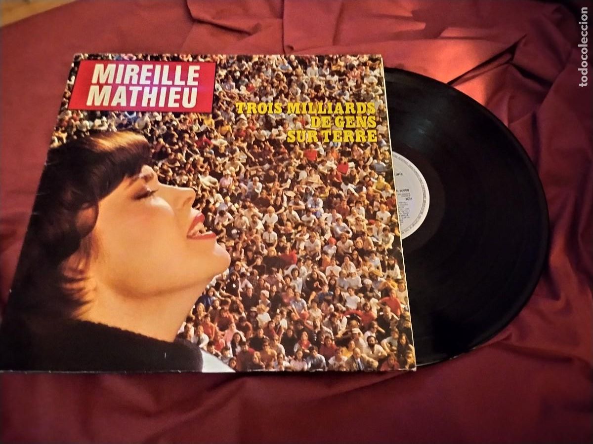 Discos de vinilo: Mireille mathieu lp troid milliards de...carpeta doble - Foto 1