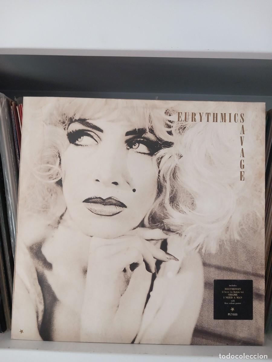 Discos de vinilo: Eurythmics &lrm;&ndash; Savage - lp germany - Foto 1