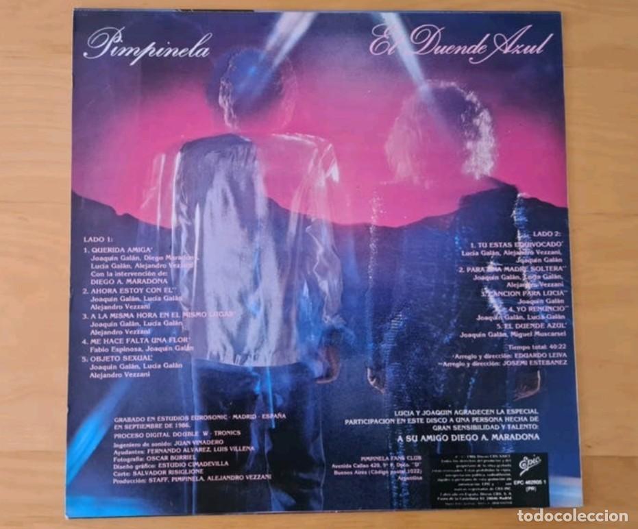 Discos de vinilo: Vinilo Pimpinela - El duende azul - Foto 2