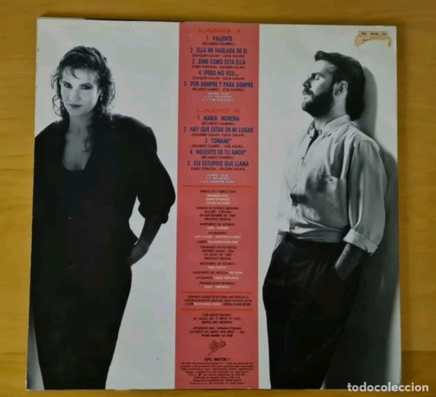 Discos de vinilo: Vinilo Pimpinela - Valiente - Foto 2