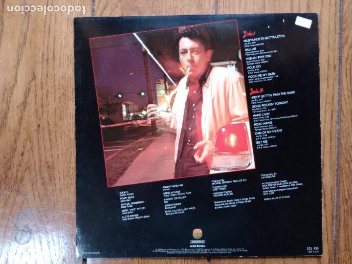 Discos de vinilo: Joe Ely - musta notta gotta lotta - Foto 2