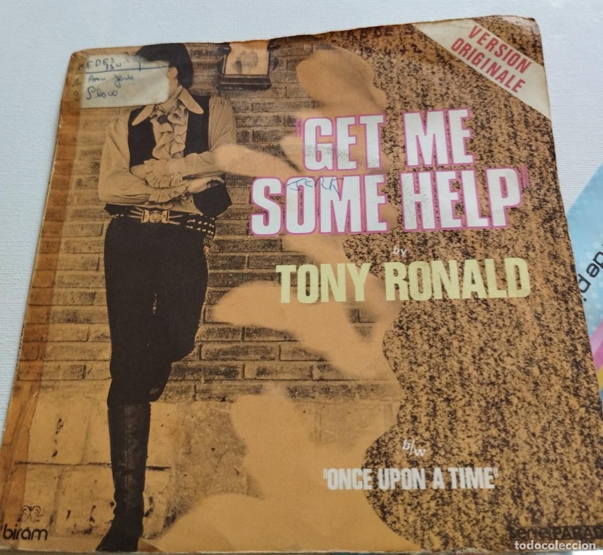 Vinyl-Schallplatten: TONY RONALD-GET ME SOME HELP-BIRAM L 61909 009-PEDIDO MINIMO 10 euros