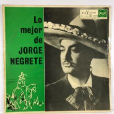 Discos de vinilo: JORGE NEGRETE ● LO MEJOR DE JORGE NEGRETE ● VINYL, LP, COMPILATION, SPAIN 1962. Lote 403505244