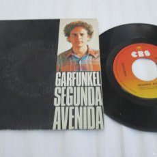Discos de vinilo: GARFUNKEL - SEGUNDA AVENIDA / WOYAYA. SINGLE, SPANISH 7” 1974 EDITION. MAGNÍFICO ESTADO (VG+/NM). Lote 403506894