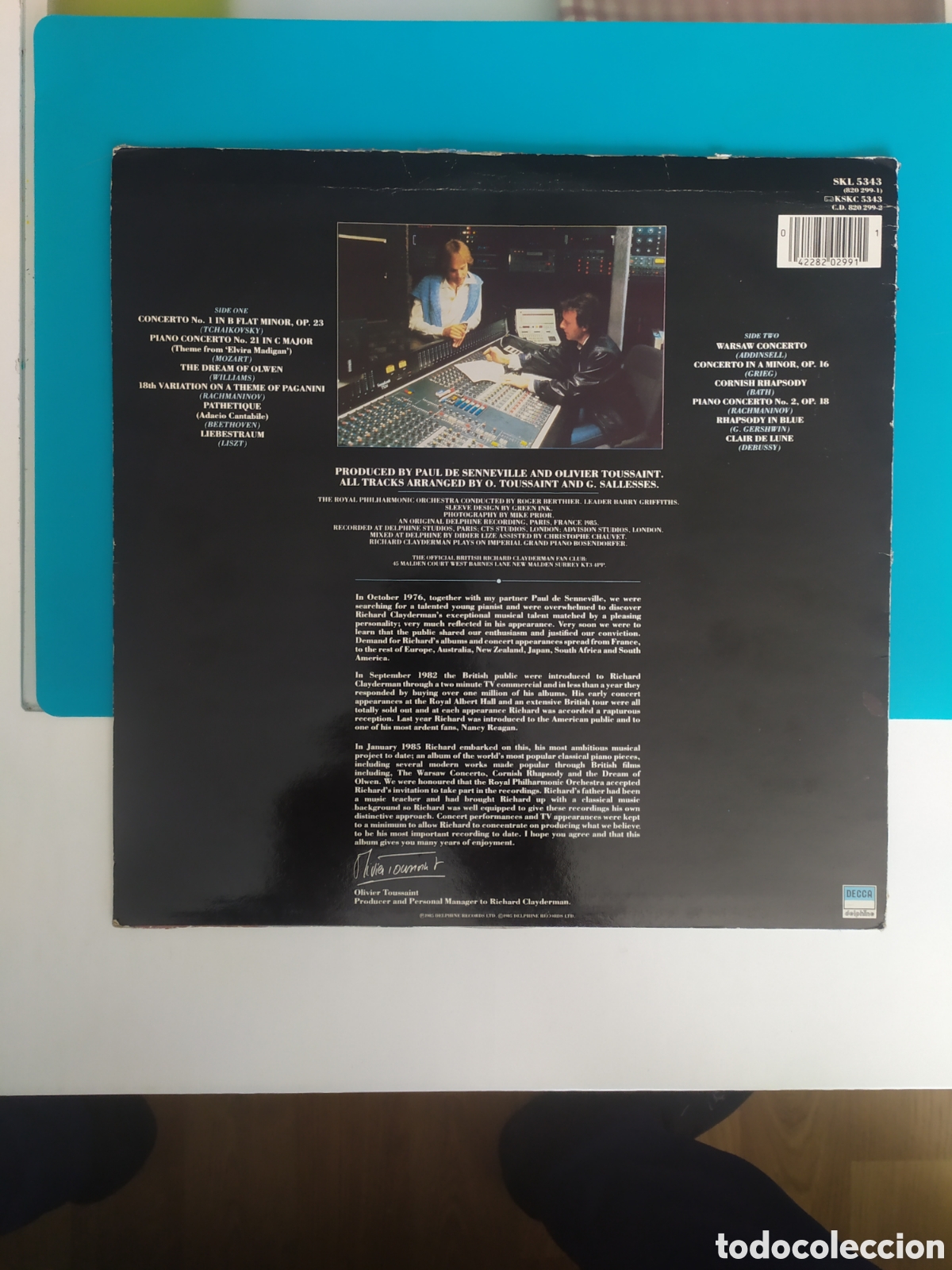 Discos de vinilo: Lp Richard Clayderman. The Classic touch - Foto 2