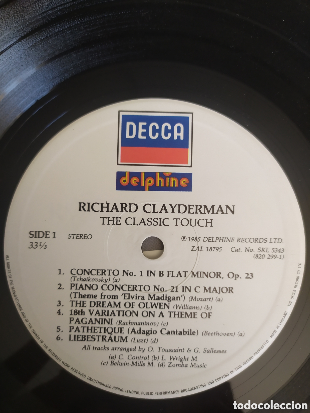 Discos de vinilo: Lp Richard Clayderman. The Classic touch - Foto 5
