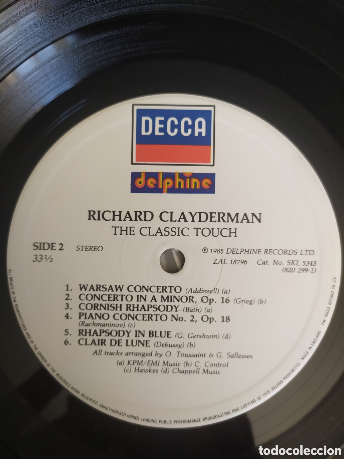 Discos de vinilo: Lp Richard Clayderman. The Classic touch - Foto 6