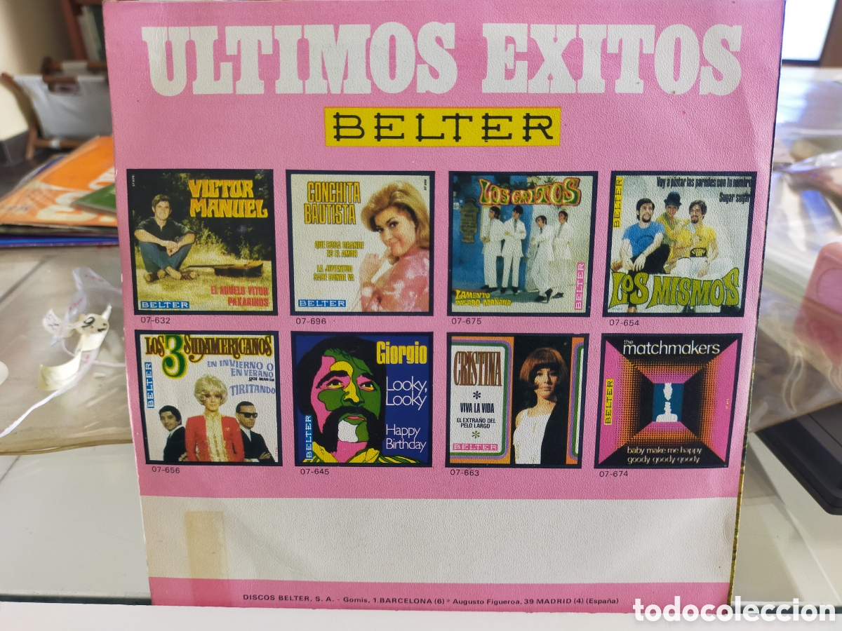 Discos de vinilo: Los dos single balada del maderero 1970 /2 - Foto 2
