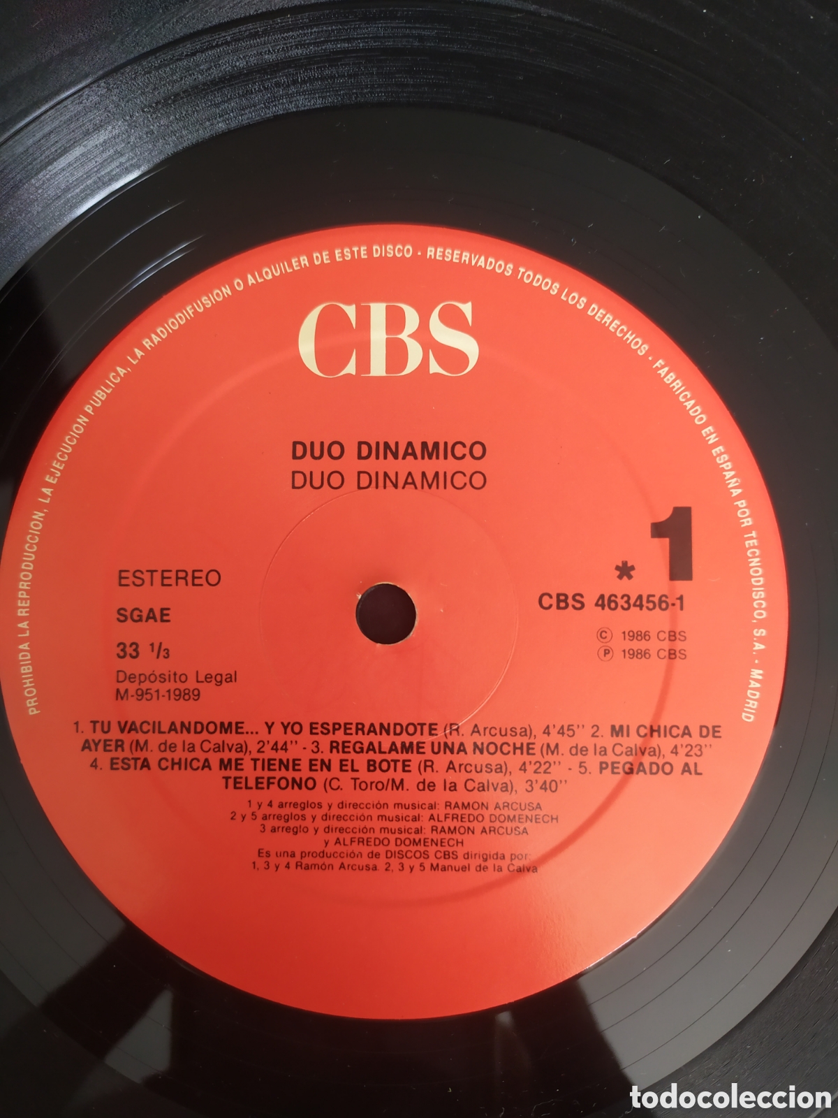 Discos de vinilo: Lp El Duo Din&aacute;mico. . - Foto 3