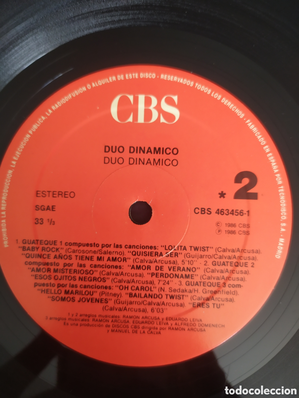 Discos de vinilo: Lp El Duo Din&aacute;mico. . - Foto 4