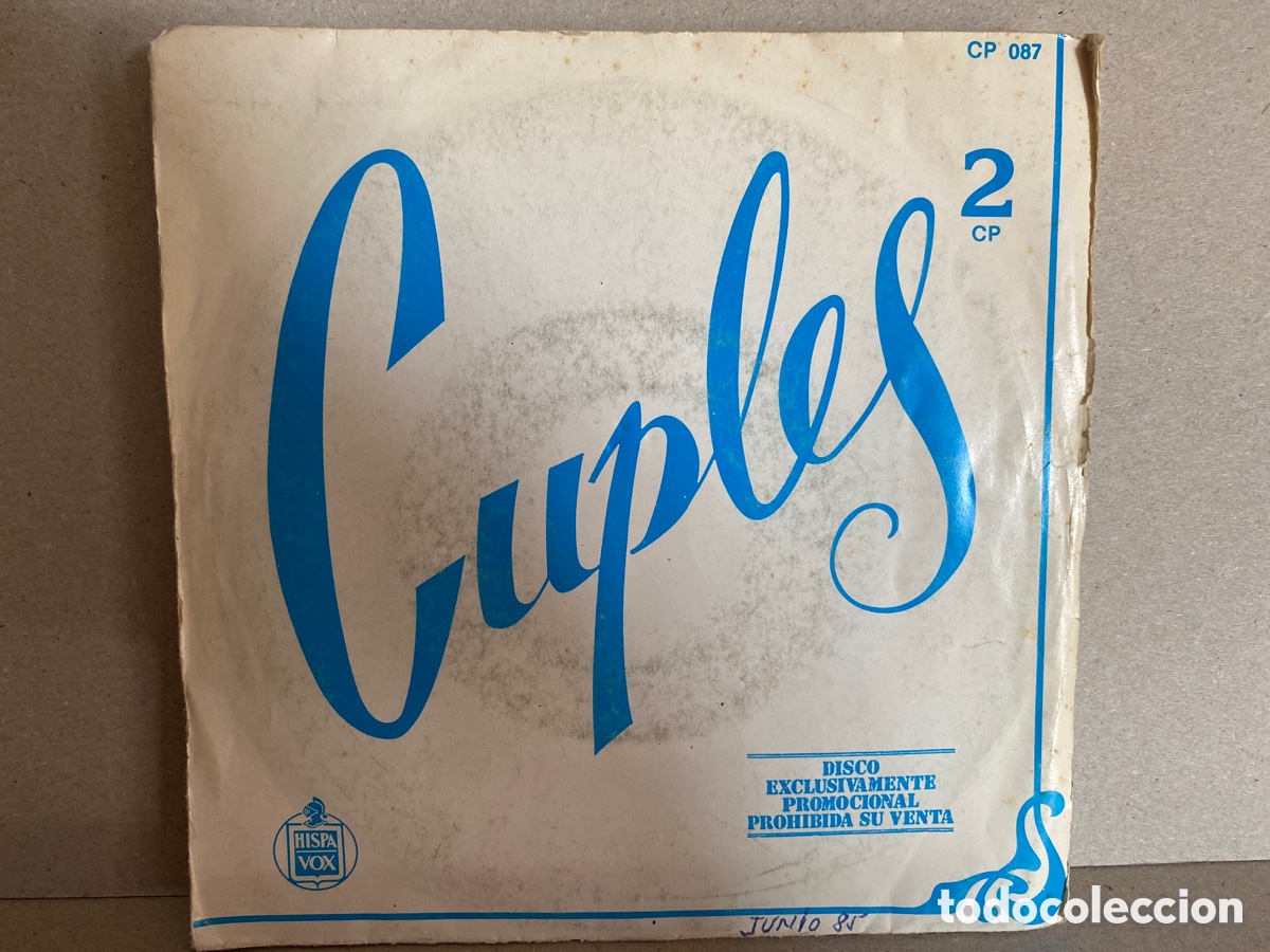 Discos de vinilo: Javier Iturralde - Cuples 2 (7&rdquo;, Single) - Foto 1