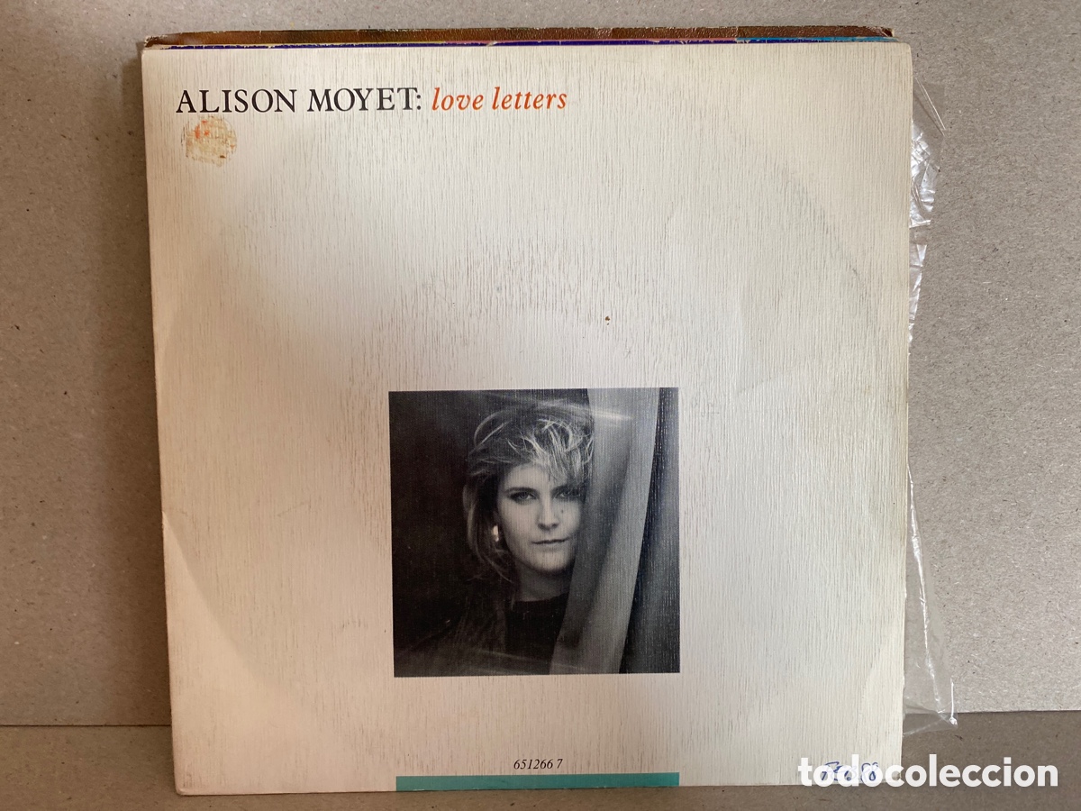 Discos de vinilo: Alison Moyet - Love Letters (7&rdquo;, Single) - Foto 1