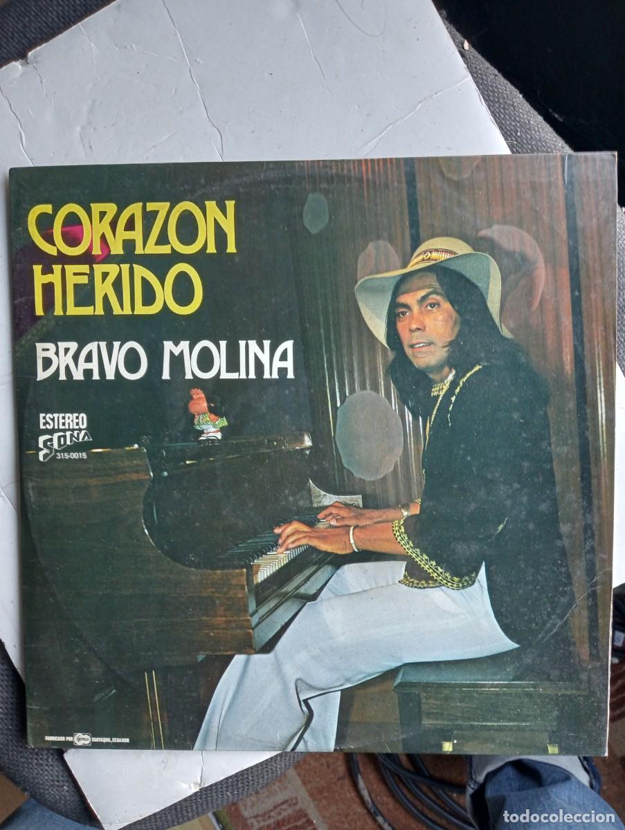 Discos de vinilo: Bravo Molina &ndash; Corazon Herido ecuador 1980 - Foto 1