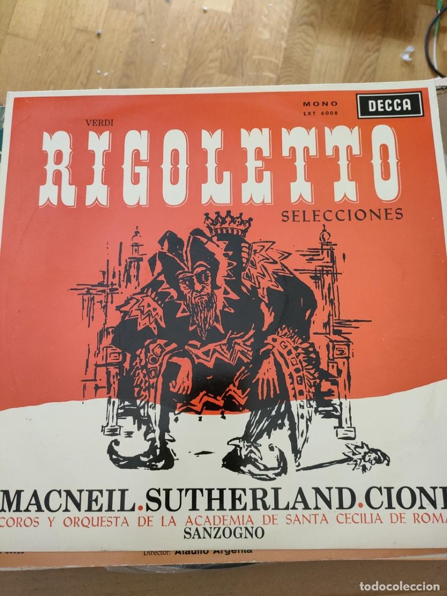 Discos de vinilo: RIGOLETTO - VERDI - Foto 1