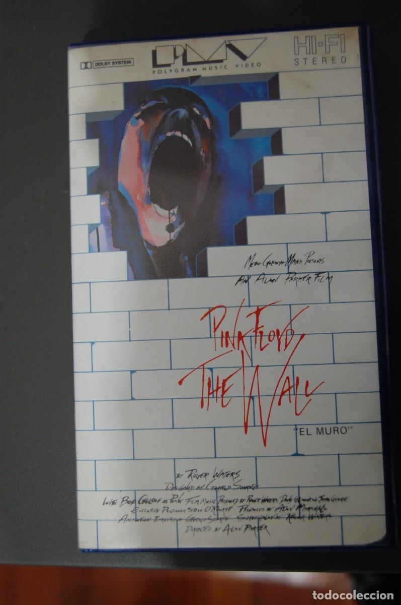 Discos de vinilo: PINK FLOYD - The Wall (El Muro) - VHS ESPA&Ntilde;A POLYGRAM - Foto 1