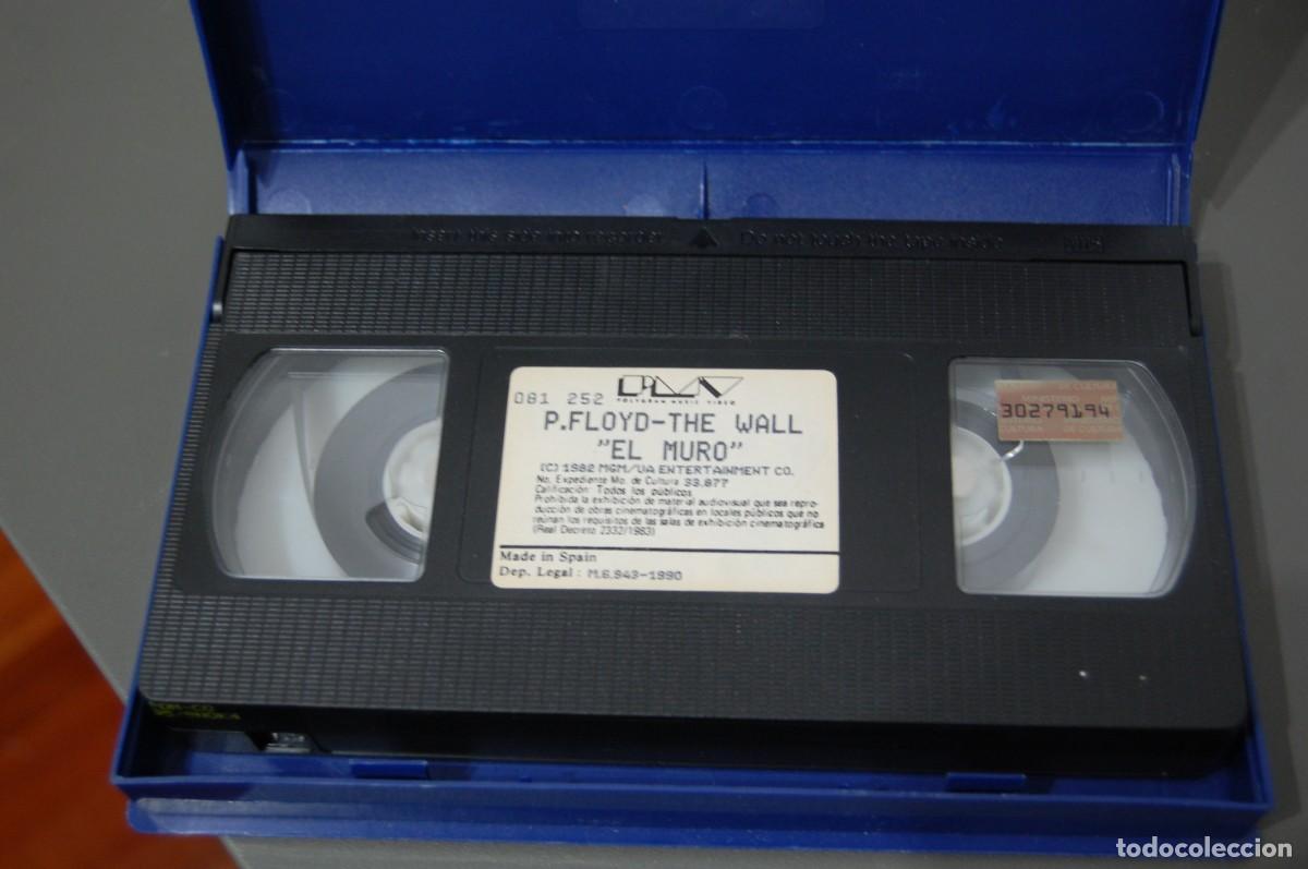Discos de vinilo: PINK FLOYD - The Wall (El Muro) - VHS ESPA&Ntilde;A POLYGRAM - Foto 2