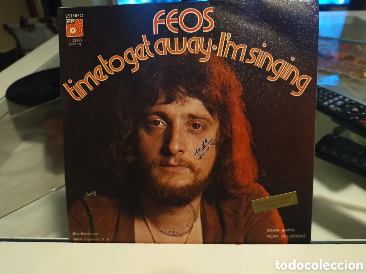 Discos de vinilo: Feos single time to get away Espa&ntilde;a 1975 - Foto 2