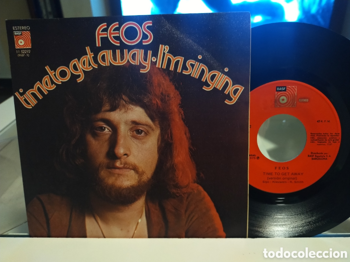 Discos de vinilo: Feos single time to get away Espa&ntilde;a 1975 - Foto 1