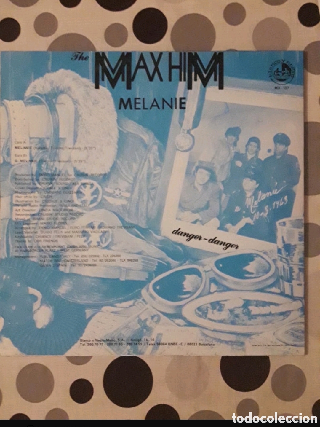 Discos de vinilo: Maxi single The Max Him. Melanie - Foto 2