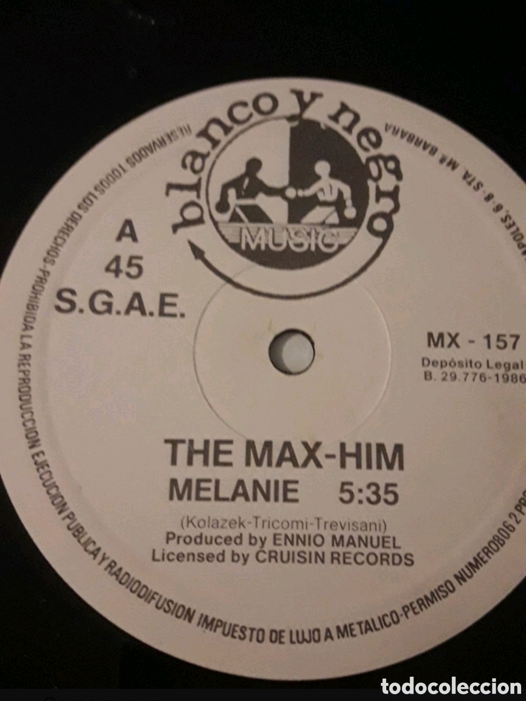 Discos de vinilo: Maxi single The Max Him. Melanie - Foto 3