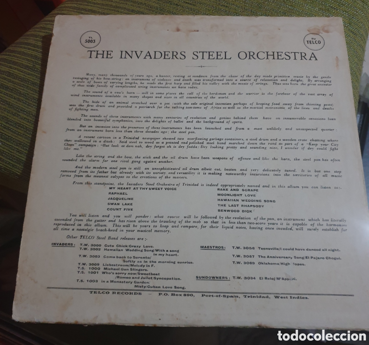 Discos de vinilo: Shell Invaders Steel Band &ndash; The Invaders - Foto 2
