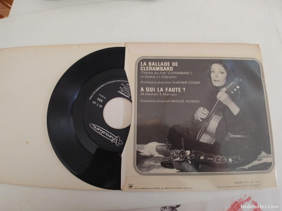 Discos de vinilo: MARIE LAFORET-SINGLE LA BALLADE DE CLERAMBARD-GATEFOLD - Foto 2