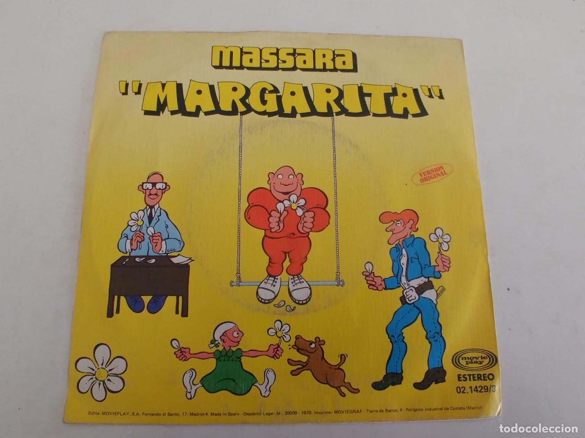 Discos de vinilo: MASSARA-SINGLE MARGARITA - Foto 2