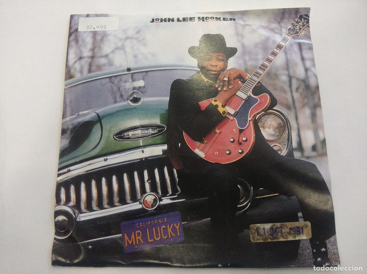 Discos de vinilo: JOHN LEE HOOKER/MR.LUCKY/SINGLE PROMOCIONAL. - Foto 1