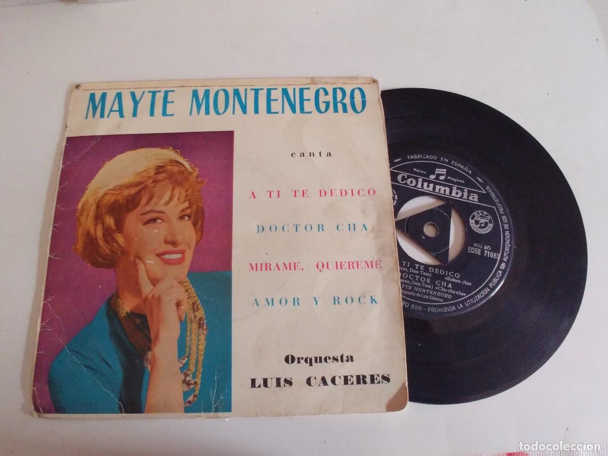 Discos de vinilo: MAYTE MONTENEGRO-EP A TI TE DEDICO +3 - Foto 1