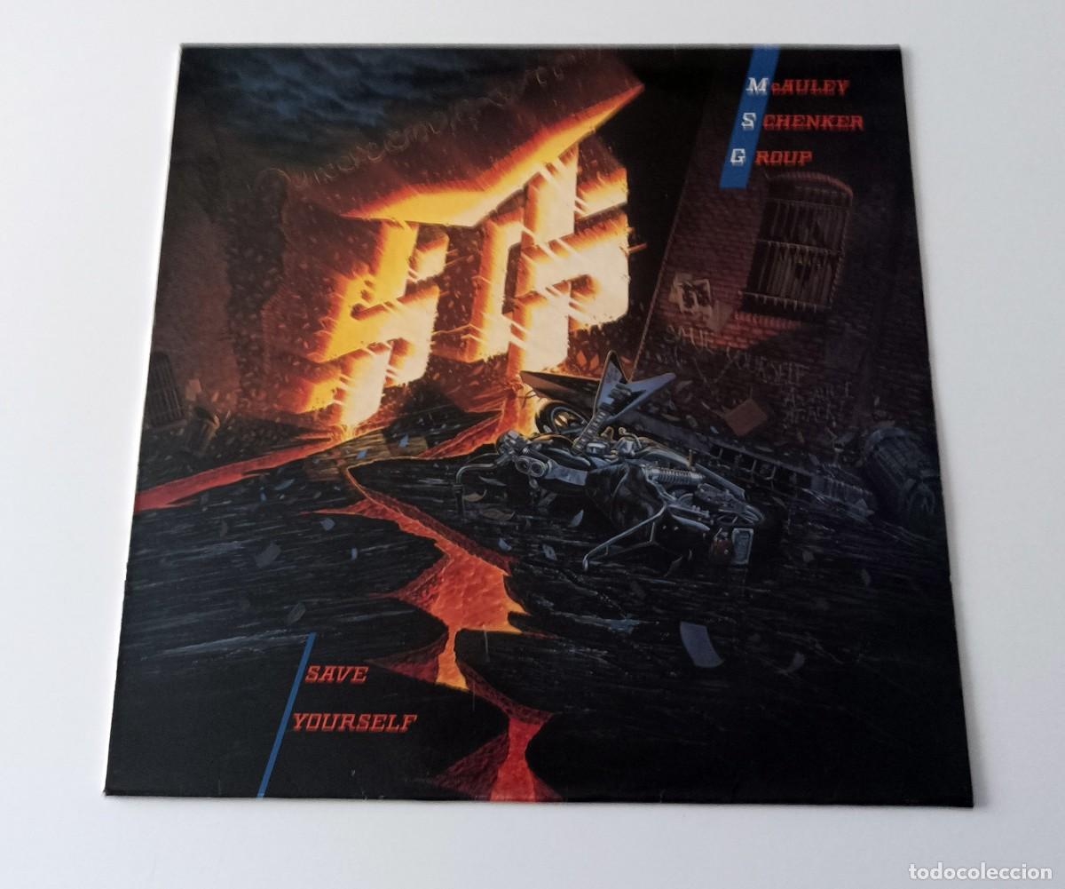 Discos de vinilo: LP M.S.G. (McAULEY SCHENKER GROUP) - SAVE YOURSELF - Foto 1