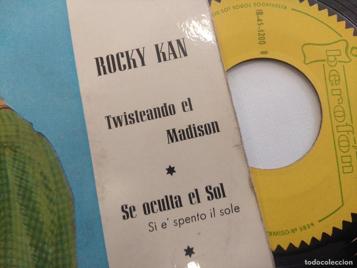 Discos de vinilo: ROCKY KAN/TWISTEANDO EL MADISON/SINGLE. - Foto 2