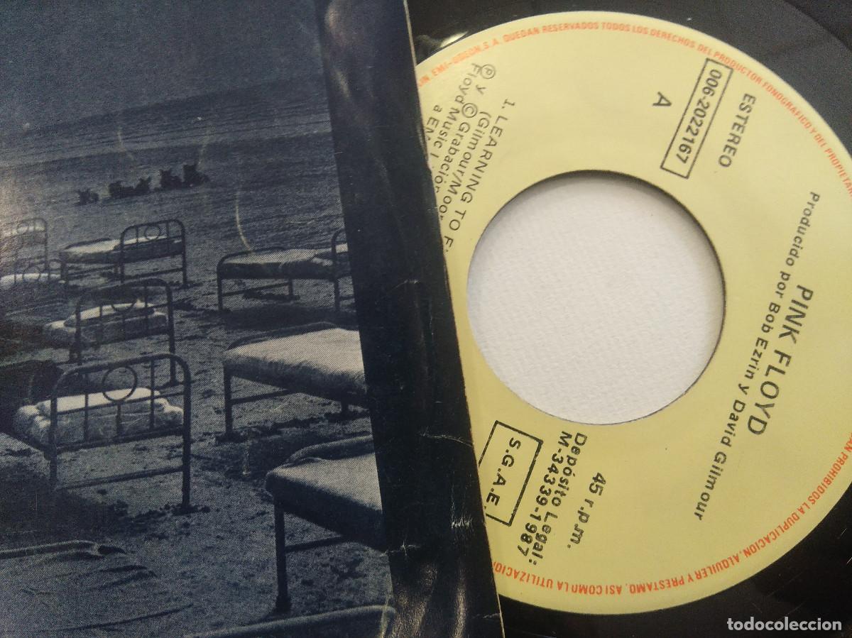 Discos de vinilo: PINK FLOYD/LEARNING TO FLY/SINGLE. - Foto 2