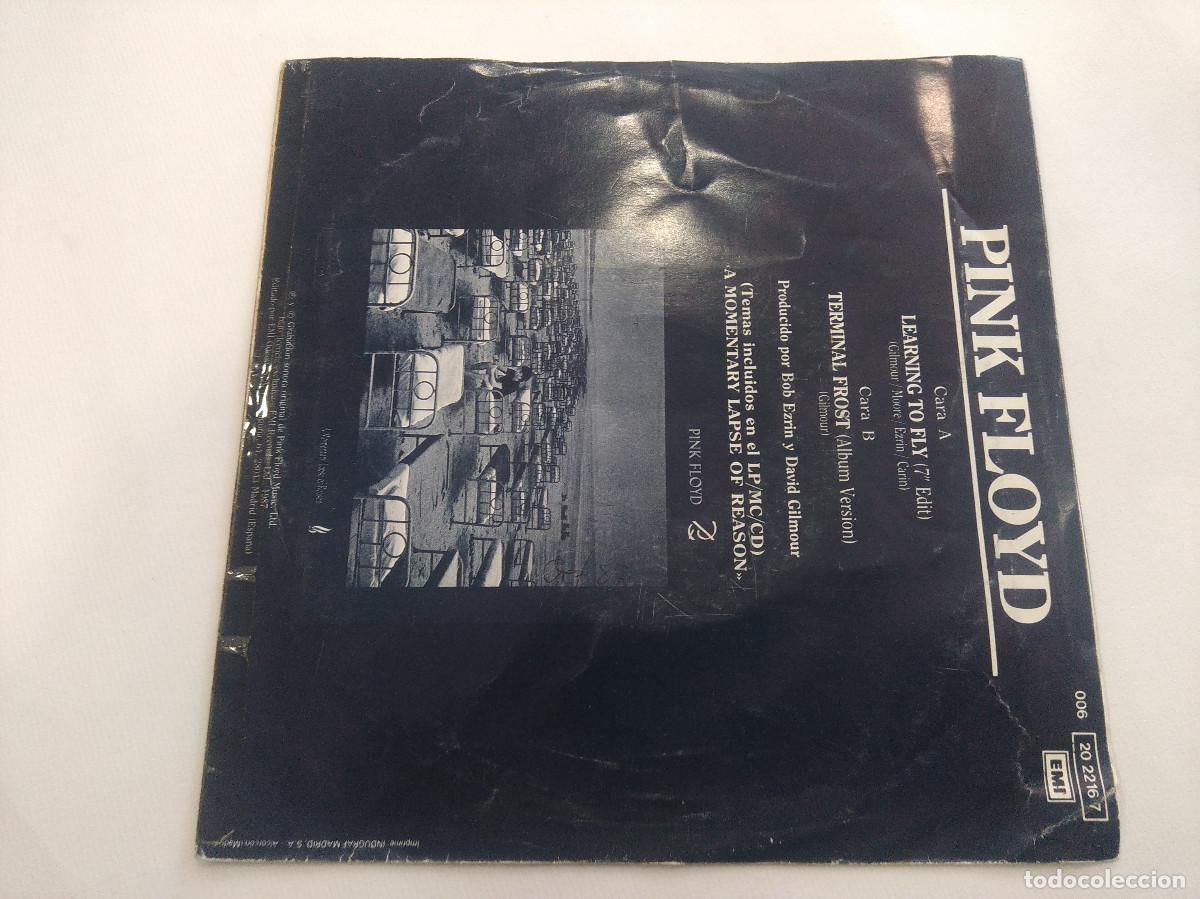 Discos de vinilo: PINK FLOYD/LEARNING TO FLY/SINGLE. - Foto 3