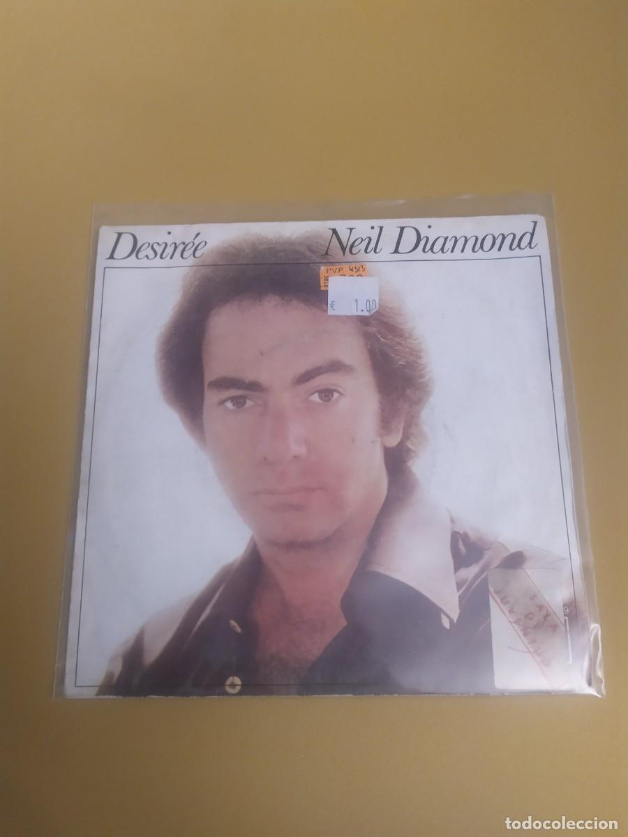 Discos de vinilo: Neil Diamond - Desir&eacute;e / Once in a while 1977 - Foto 1