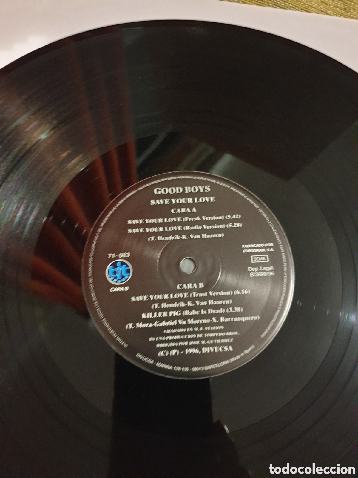 Discos de vinilo: Good boys - save your love - Foto 3