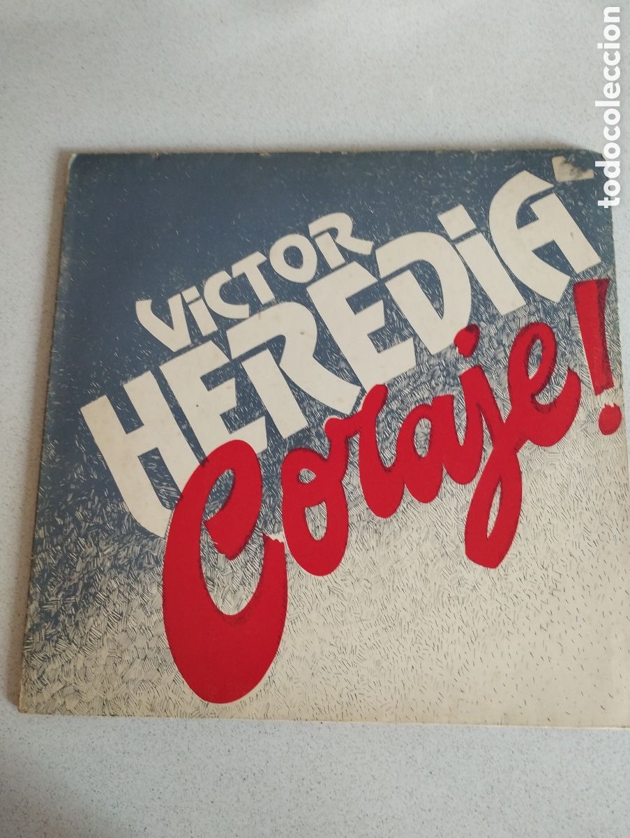 Discos de vinilo: V&iacute;ctor Heredia coraje - Foto 1