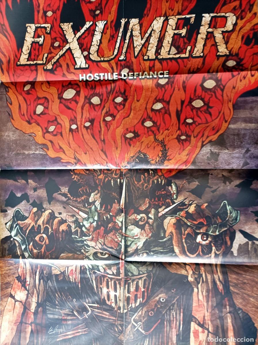 Discos de vinilo: LP EXUMER - HOSTILE DEFIANCE - Foto 4