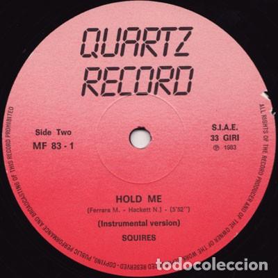 Discos de vinilo: Squires &ndash; Hold Me-ITALY-1983-MAXI SINGLE - Foto 4