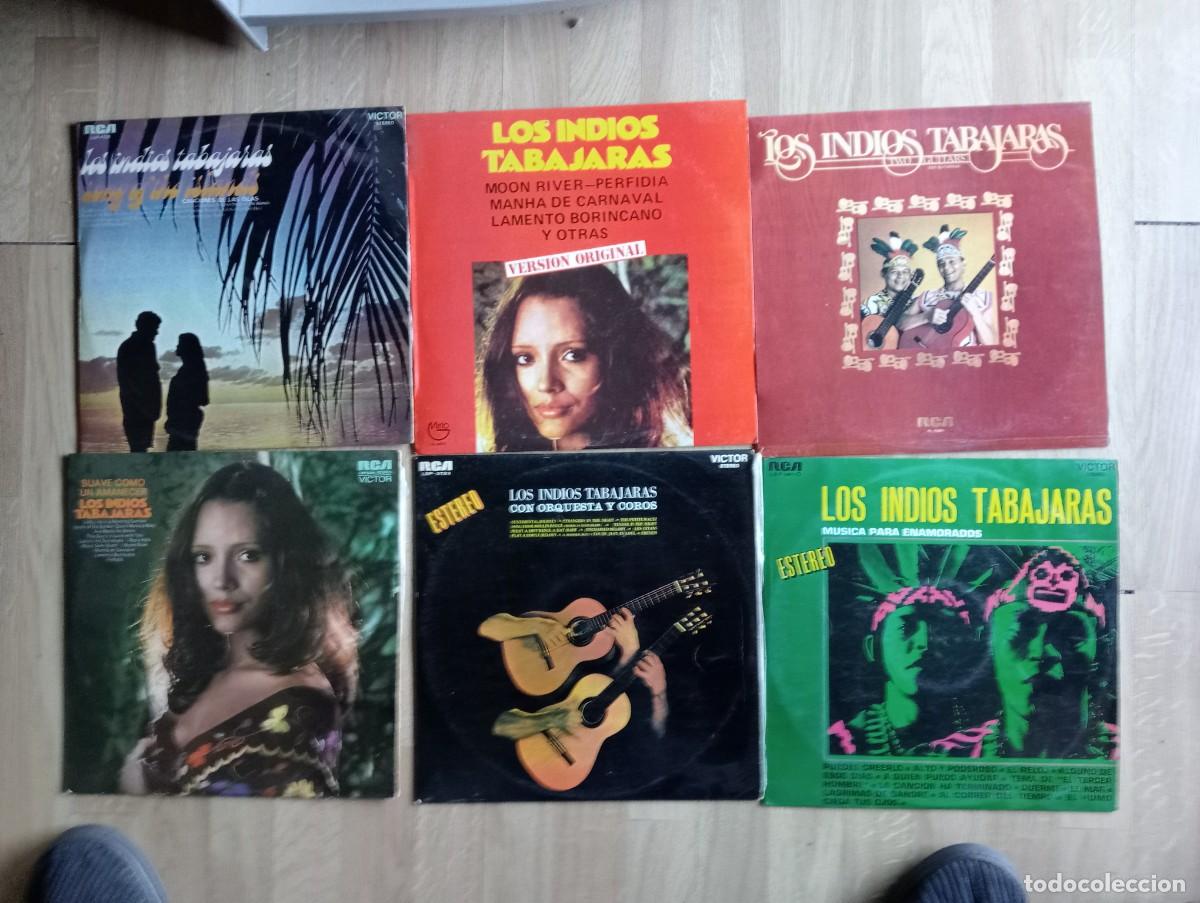 Discos de vinilo: lote de 6lps de los indios tabajaras 1 es promo - Foto 1