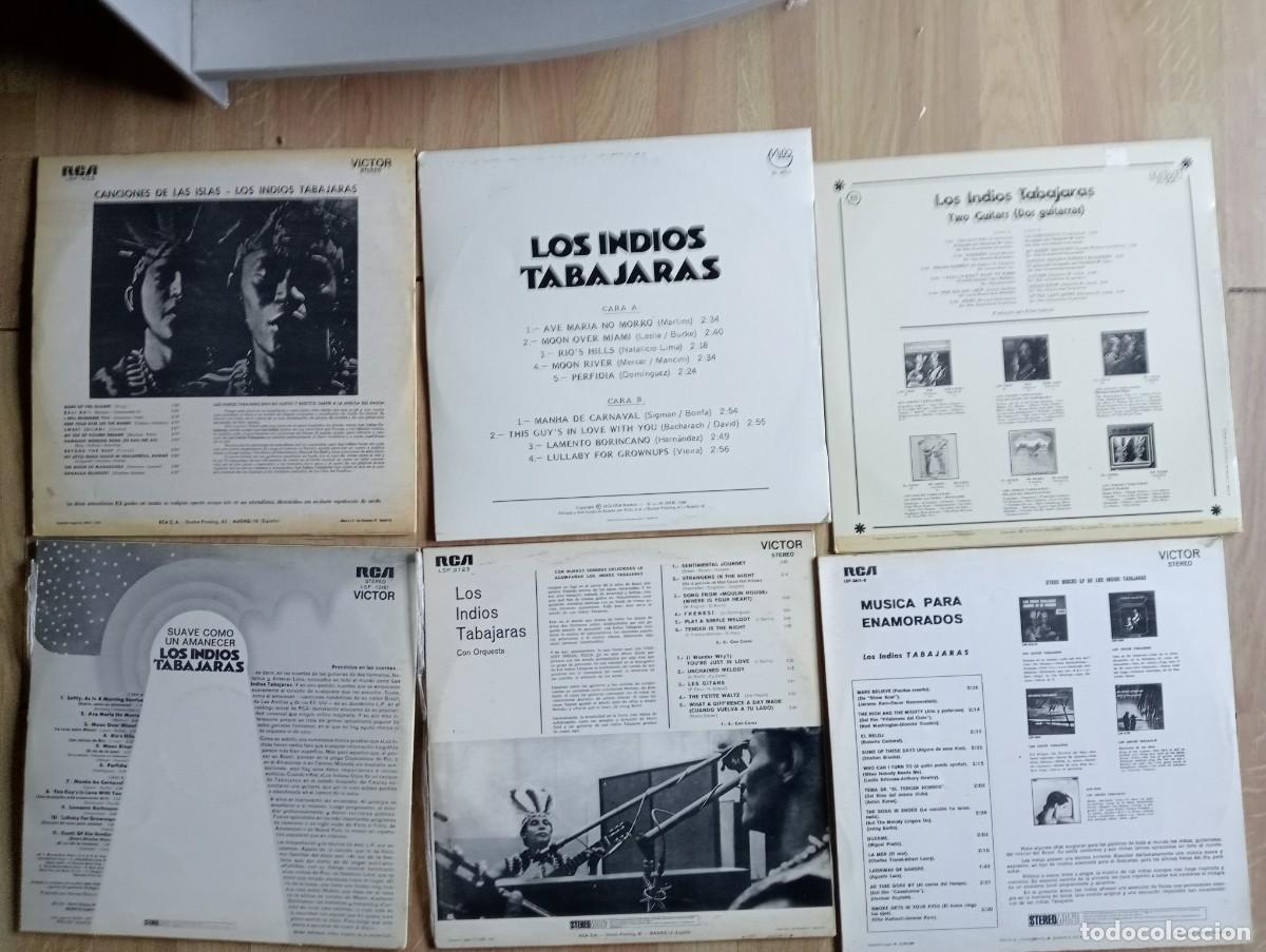 Discos de vinilo: lote de 6lps de los indios tabajaras 1 es promo - Foto 2