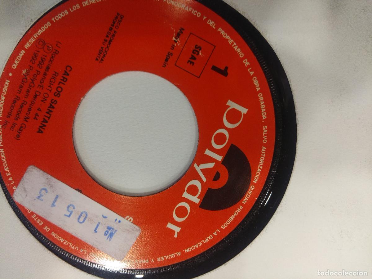 Discos de vinilo: SANTANA/RIGHT ON/SINGLE PROMOCIONAL. - Foto 3