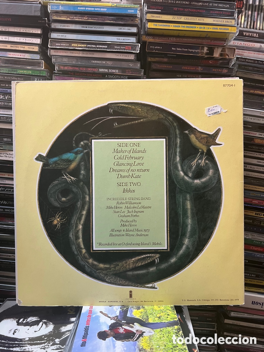 Discos de vinilo: Hard rope & silken twine Incredible string band - Foto 2