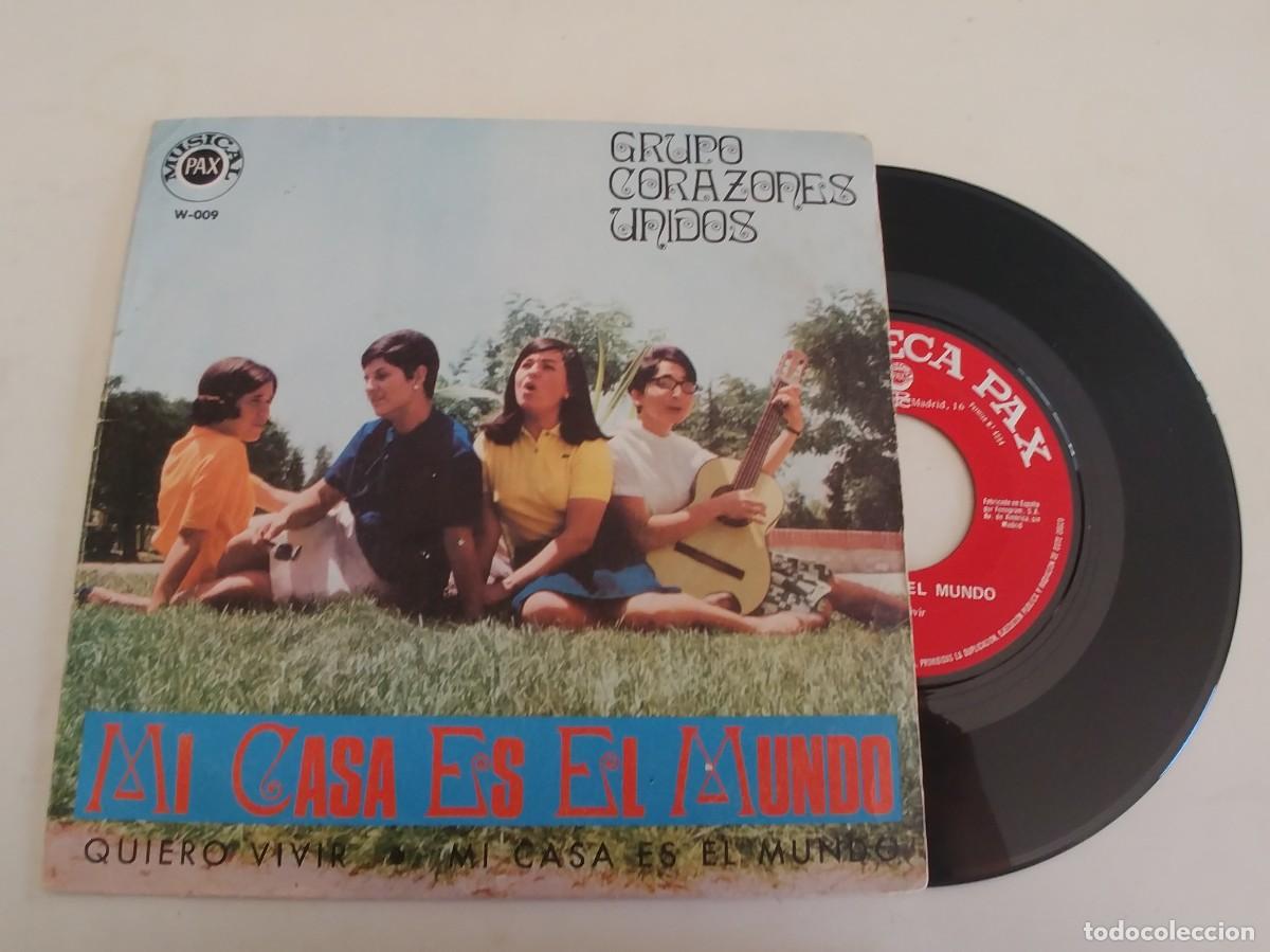 Vinyl records: MI CASA ES EL MUNDO-SINGLE QUIERO VIVIR