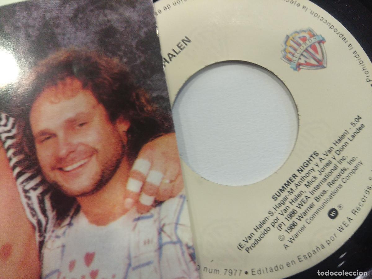 Discos de vinilo: VAN HALEN/LOVE WALKS IN/SINGLE. - Foto 2