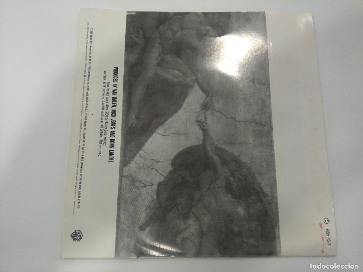 Discos de vinilo: VAN HALEN/LOVE WALKS IN/SINGLE. - Foto 3