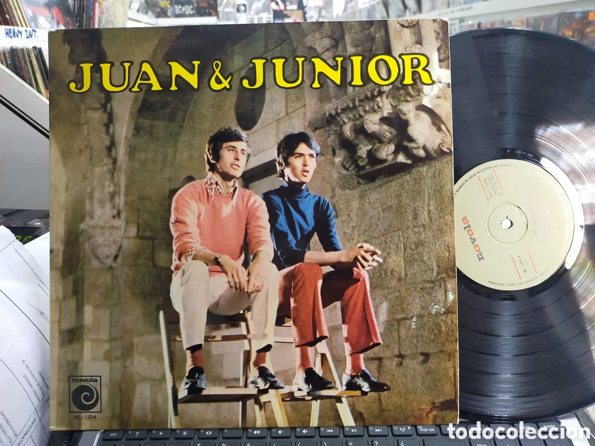 Discos de vinilo: Juan & junior lp original 1969 novola - Foto 1