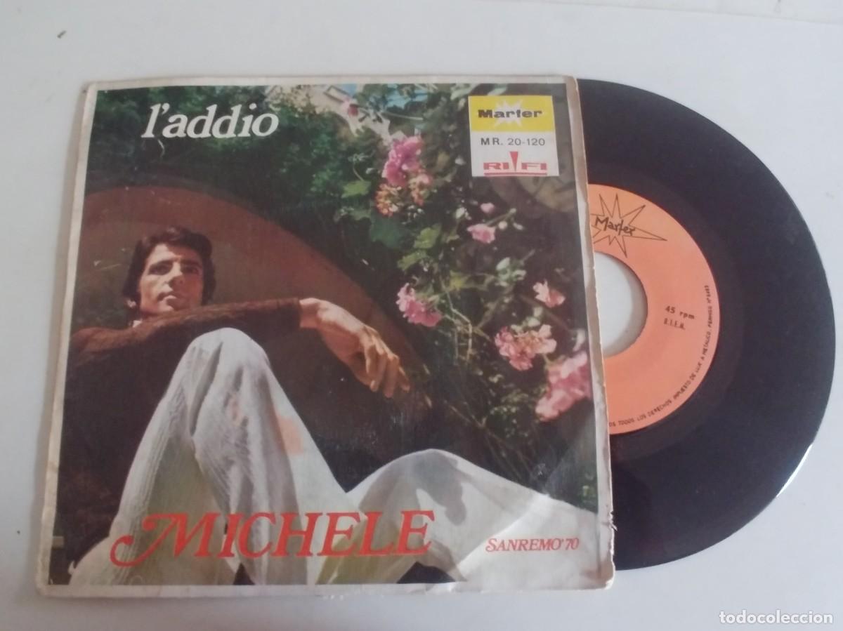 Discos de vinilo: MICHELE-SINGLE L&rsquo;Addio - Foto 1